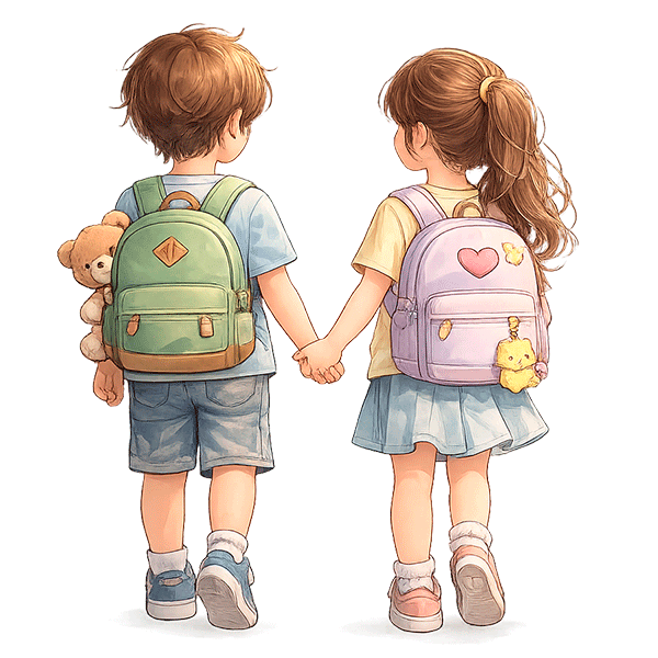 Деца символ на разбирането между деца и родители